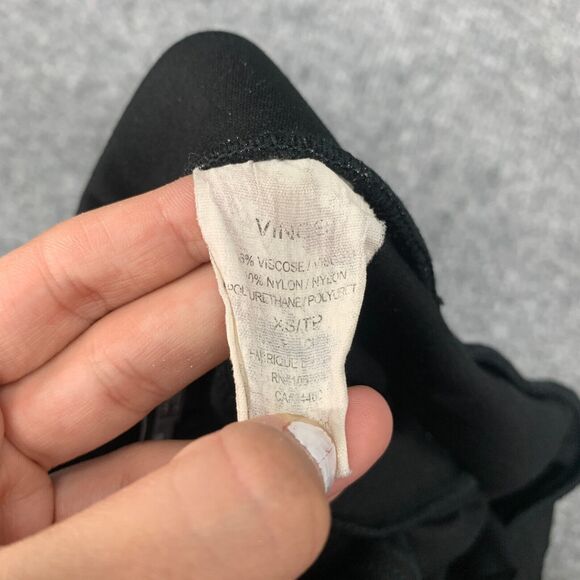 Vince Ponte Leggings Womens XS Extra Small Black Elastic Waist Skinny Pant *READ - Picture 9 of 11